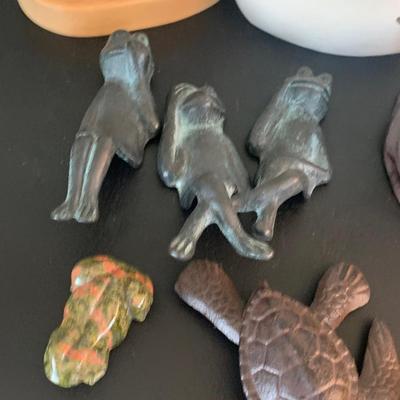Large lot of Wood Mini Duck Decoys