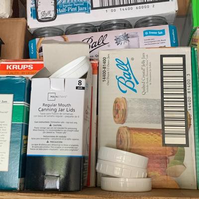 Large Lot of Canning Jars & Related Items