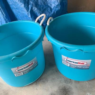 PAIR Super Tubs - 18 Gallon Containers