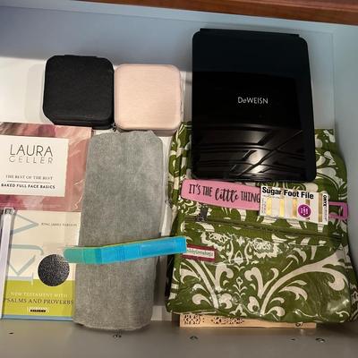 Master bedroom closet - Travel accessories