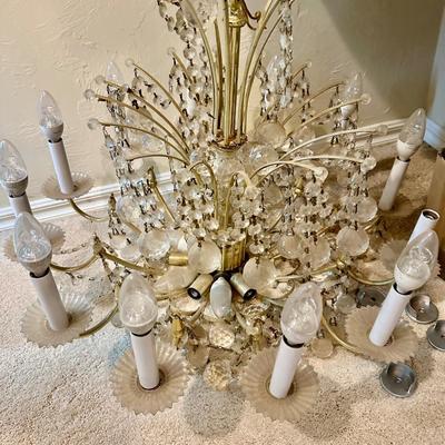 Master Bedroom Closet - Crystal Chandelier