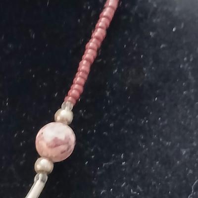 Mexican Laguna Lace .925 marked Gemstone Pendant