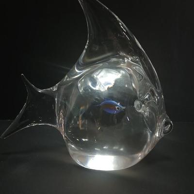 Murano glass fish - Elio Raffaeli Glass Fish Aquarium, Glass Aquarium Fish paperweight
