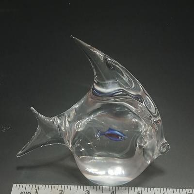 Murano glass fish - Elio Raffaeli Glass Fish Aquarium, Glass Aquarium Fish paperweight