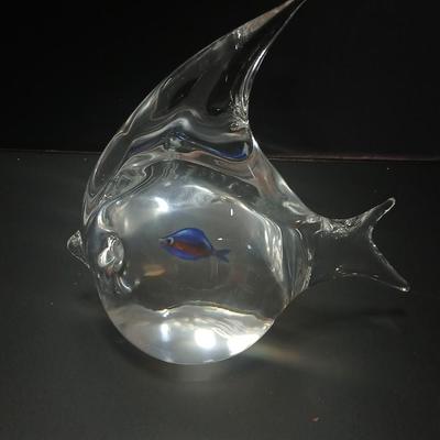 Murano glass fish - Elio Raffaeli Glass Fish Aquarium, Glass Aquarium Fish paperweight