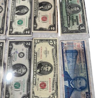 Currency Lot - 3-1976-$2 3 Sequential 2017 $2- $5, $2 red seal + foreign
