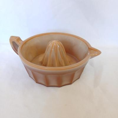 Mosser Glass brown Juice reamer