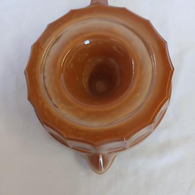 Mosser Glass brown Juice reamer