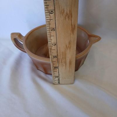 Mosser Glass brown Juice reamer
