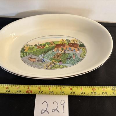 Villeroy & Boch Vilborfour Naïf Oval Plater