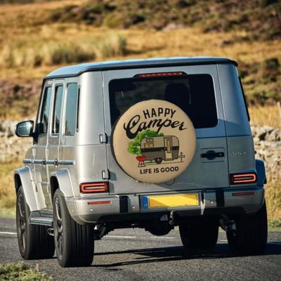 14" Spare Tire Cover Weatherproof Universal Wheel Protectors for RV Camper Travel Trailer SUV Truck