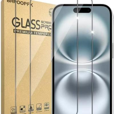 2-Pack Screen Protector for iPhone 16 6.1 inch - Ultra HD, 9H Hardness, Scratch Resistant, Case Friendly