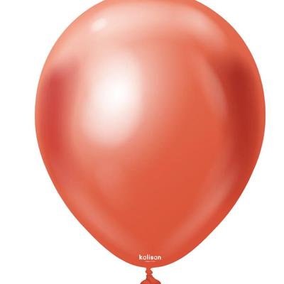 Mirror Red 5″ Latex Balloons (100 count)