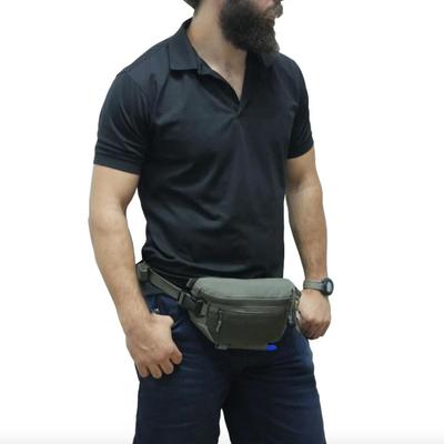 Agilite Six Pack Hanger Pouch in Ranger Green Tactile Pouch