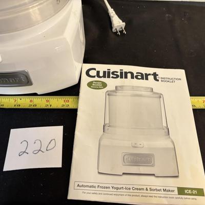 Cuisinart Ice Cream Maker