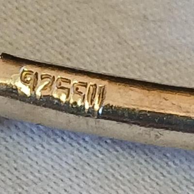 .925 marked Bangle with a set of earrings