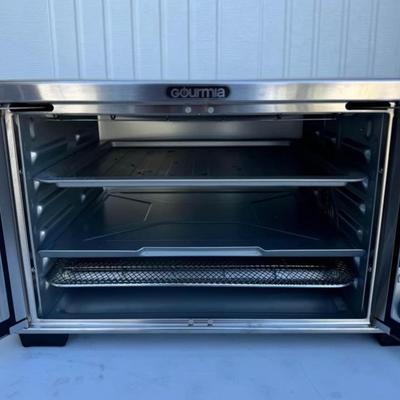A - Gourmia GTF7698 16-in-1 Multi-function, Stainless Steel XL Digital Countertop Oven with Air Fry, Dual French Doors