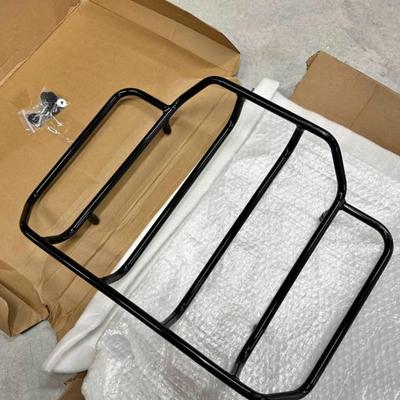 Black Tour Pack Luggage Rack for Harley® Touring Motorcycles (‘84-‘24)