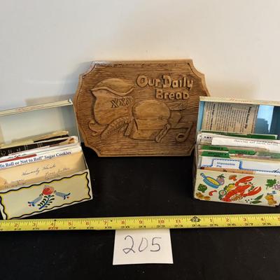 Vintage Recipe Boxes FULl