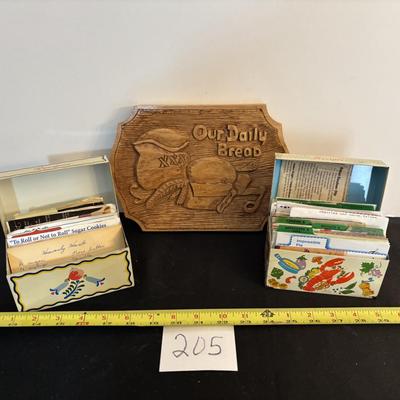 Vintage Recipe Boxes FULl