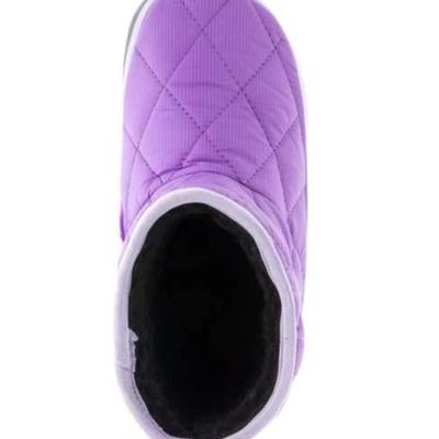 Toddler Size 10 - Lavender Kamik Vegan Puffy Quilted Mid Slipper - Comfortable, Warm, Breathable Indoor/Outdoor Slippers for Kids Toddlers