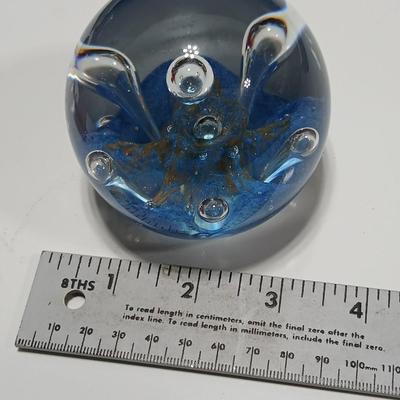 Caithness Paperweight -Sea Dance - collectable glass paperweight - with original box