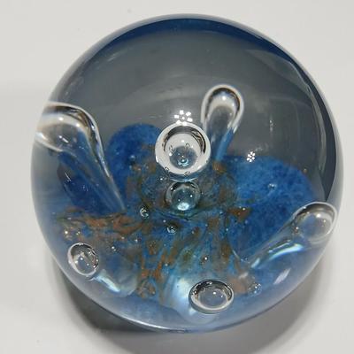 Caithness Paperweight -Sea Dance - collectable glass paperweight - with original box