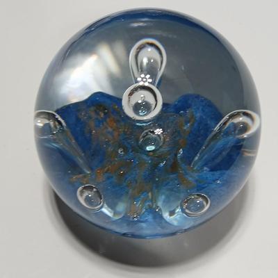 Caithness Paperweight -Sea Dance - collectable glass paperweight - with original box