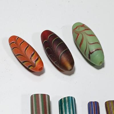 Beautiful colorful authentic trade beads