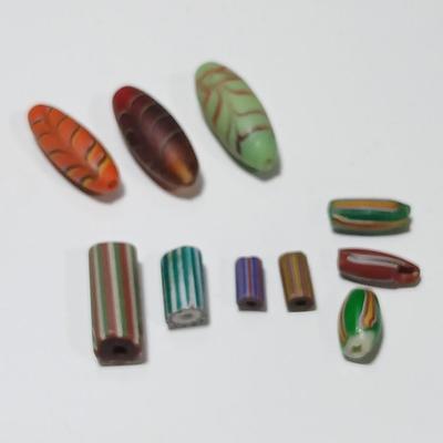 Beautiful colorful authentic trade beads