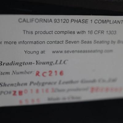 Bradington Young Leather Recliner Chair (See Details)