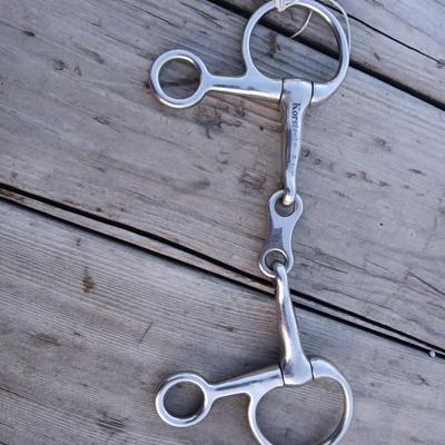 Equestrian Tack - Korsteel French Link Baucher Bit