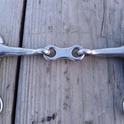 Equestrian Tack - Korsteel French Link Baucher Bit
