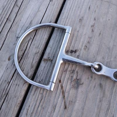 Equestrian Tack - Coronet Hollow Mouth Dee Snaffle Bit