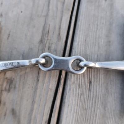 Equestrian Tack - Coronet Hollow Mouth Dee Snaffle Bit