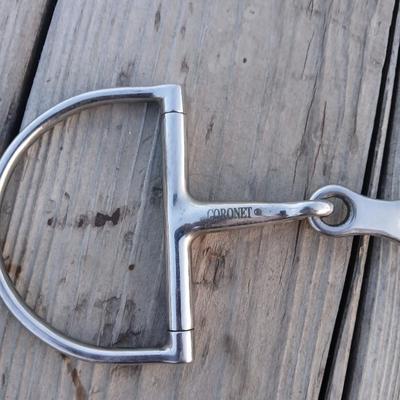 Equestrian Tack - Coronet Hollow Mouth Dee Snaffle Bit