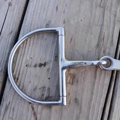 Equestrian Tack - Coronet Hollow Mouth Dee Snaffle Bit