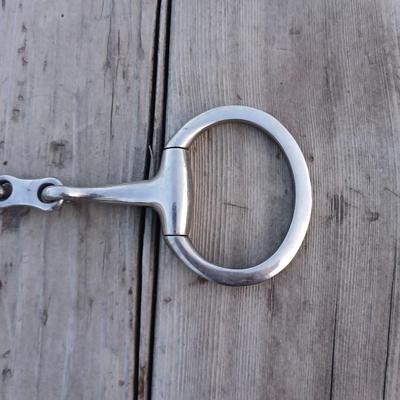 Equestrian Tack - Korsteel 5 1/4 French Link Egg Butt Snaffle Bit