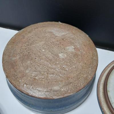 Vintage Pottery stoneware dish set - with lids