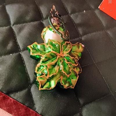 3 CHRISTOPHER RADKO GLASS ORNAMENTS