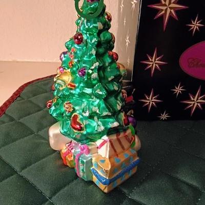 LARGER CHRISTOPHER RADKO CHRISTMAS TREE ORNAMENT