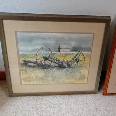 2 FRAMED PICTURES