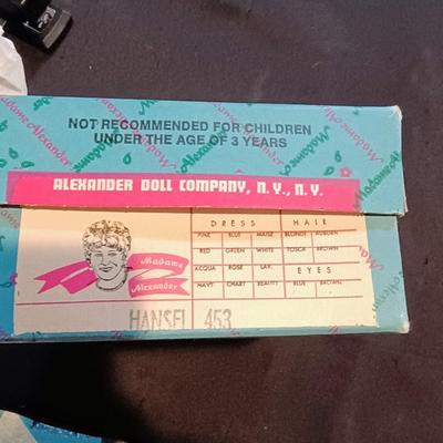 MADAME ALEXANDER "HANSEL 453" DOLL WITH BOX