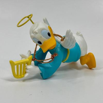Disney Collectible Christmas 26231 203 Donald Duck Harp Angel Wings Ornament
