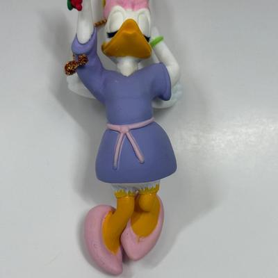 Vintage Disney Daisy Duck Angel Ornament Halo Mistletoe Kisses