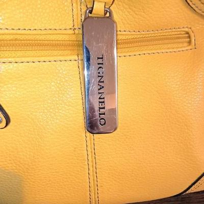 TIGNANELLO LEATHER PURSE WITH SATIN LINING
