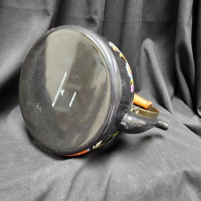 MacKenzie Childs Black Flower Garden Teapot