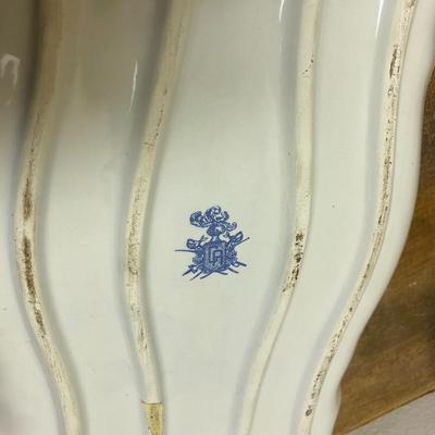 Porcelain Ceramic tea set on platter China,