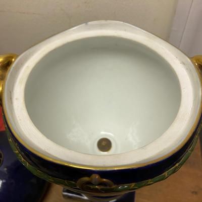 Vintage Porcelain Centerpiece Bowl Hand painted