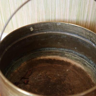 Vintage Brass Pot/Cauldron